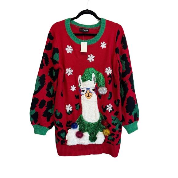 33 Degrees Christmas Sweater Red Large NWT - Picture 1 of 5